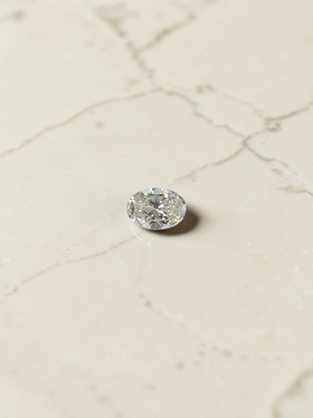 0.38 Carat Oval Lab Grown Diamond